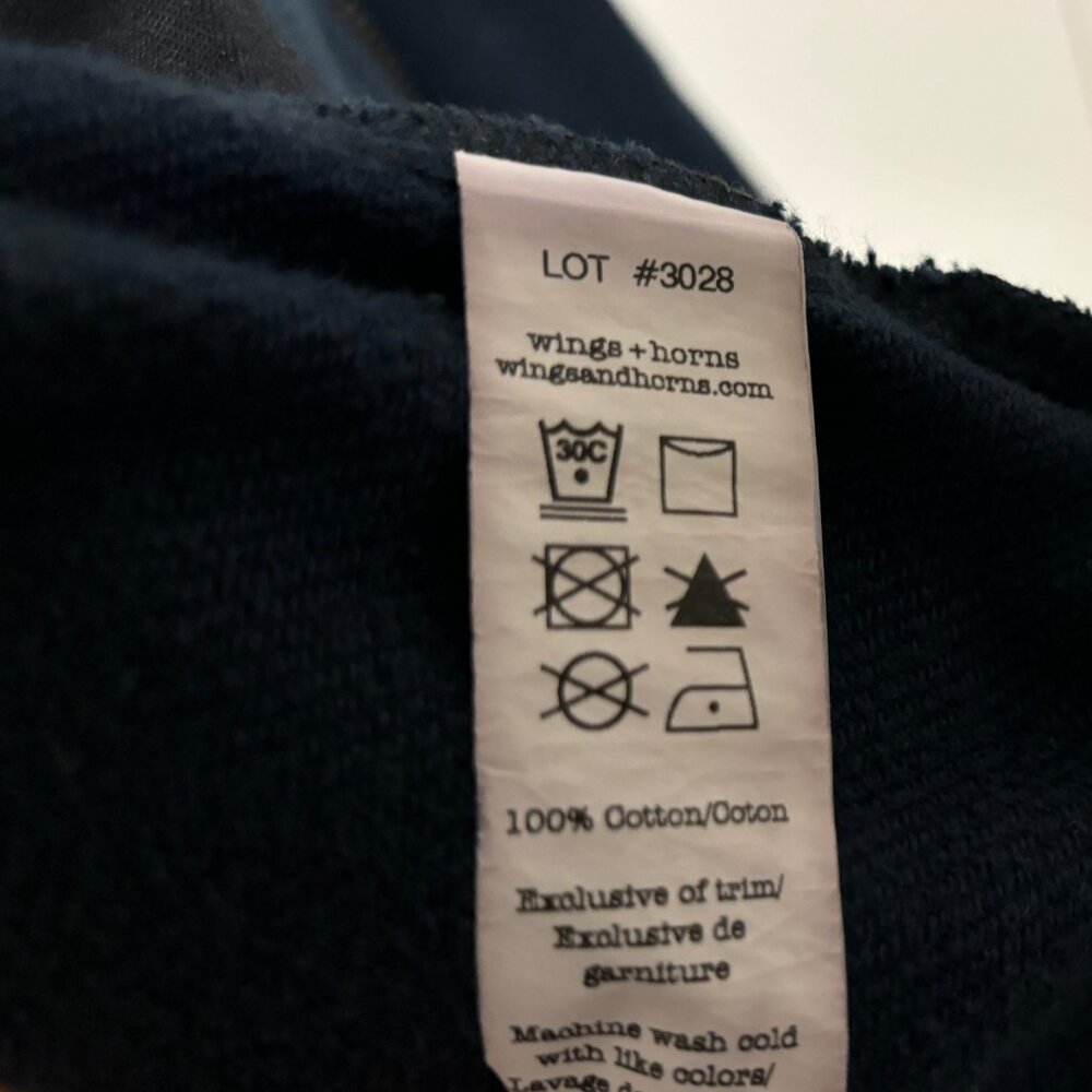 Wings + Horns  Blue Utility Flannel Jacket - Medium - Picture 12 of 15